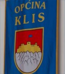 The ceremonial flag of the Community of Klis, 2014