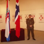 Opening of the exhibition "Norwgian Flags", the "Zvonimir" Gallery, Ministry of Defence of the Republic of Croatia, Zagreb, 17.2.2005.