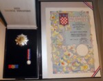Order of Croatian Daystar with the Effigy of Marko Marulić