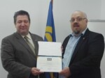 Predsjednik FIAV-a i HGZD-a Heimer i predsjednik MGD Jonovski, Skopje, 8.10.2019.
